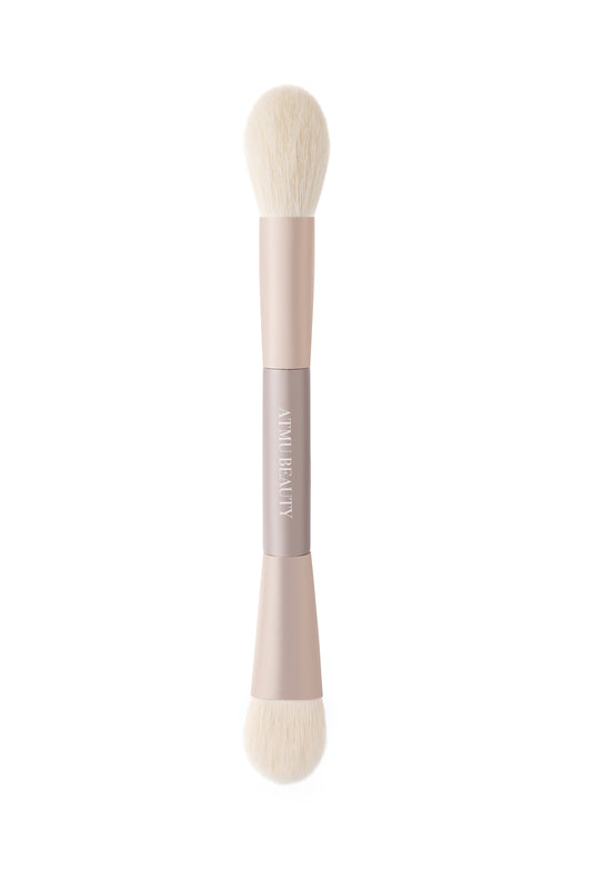 Dual-Ended Precision Powder Brush + Blush Brush