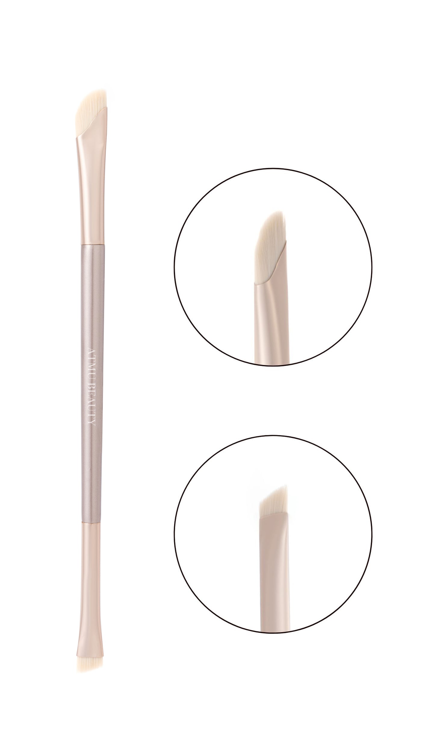 Dual-Ended Eyebrow Brush + Precision Liner Brush